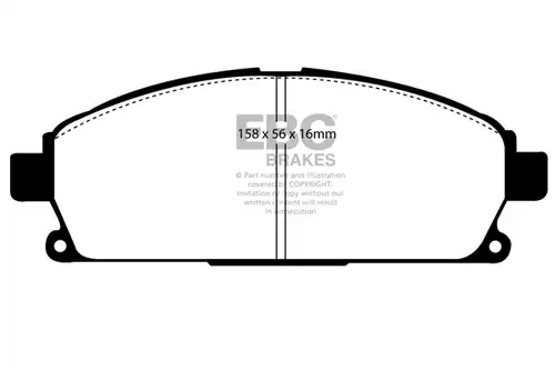 накладки EBC Brakes DP41247R