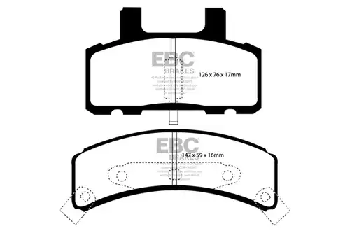 накладки EBC Brakes DP41273R