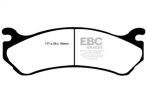 накладки EBC Brakes DP41304R