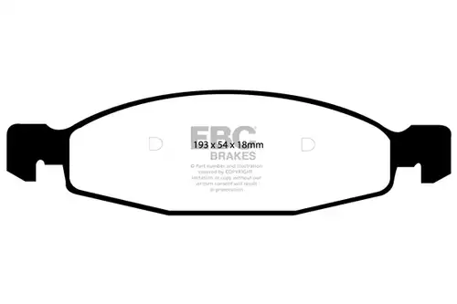 накладки EBC Brakes DP41312R