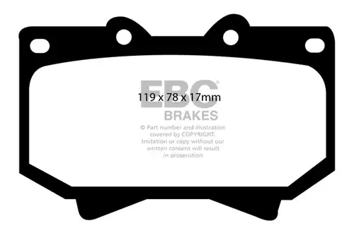 накладки EBC Brakes DP41319R