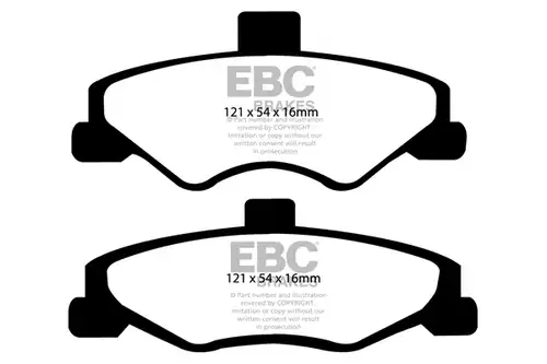 накладки EBC Brakes DP41323R