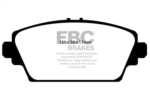 накладки EBC Brakes DP41339R