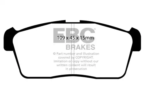 накладки EBC Brakes DP41344R