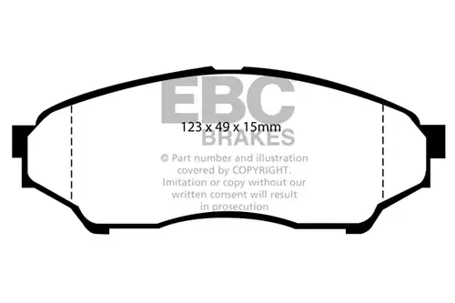 накладки EBC Brakes DP41347R
