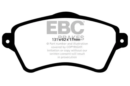 накладки EBC Brakes DP41352R