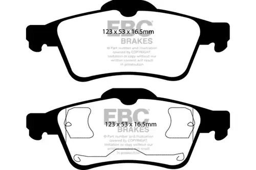 накладки EBC Brakes DP41354R