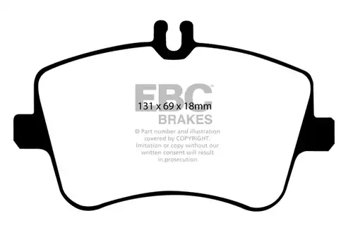 накладки EBC Brakes DP41365R