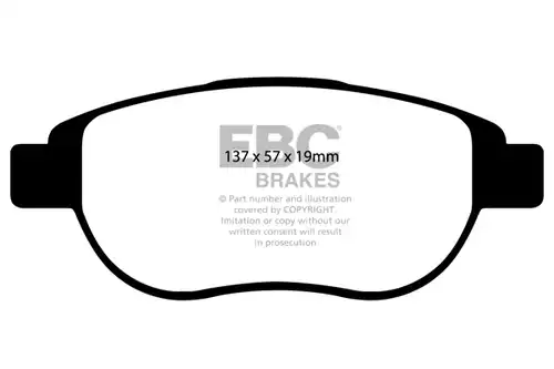 накладки EBC Brakes DP41375R