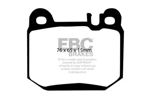накладки EBC Brakes DP41395R