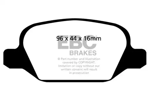накладки EBC Brakes DP41430R