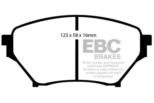 накладки EBC Brakes DP41452R