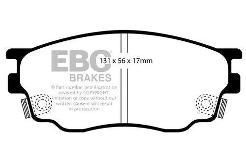 накладки EBC Brakes DP41464R