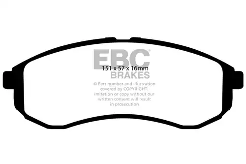 накладки EBC Brakes DP41481R