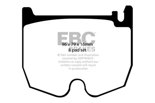 накладки EBC Brakes DP41486R