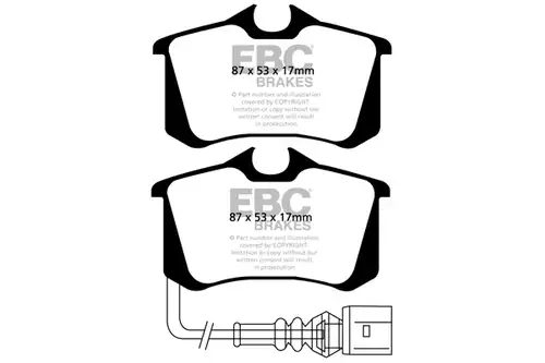 накладки EBC Brakes DP41497R