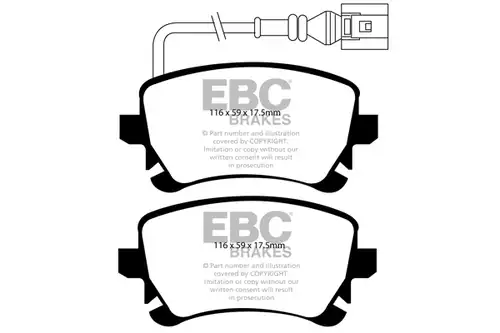 накладки EBC Brakes DP41534R
