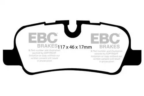 накладки EBC Brakes DP41542R