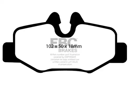 накладки EBC Brakes DP41554R