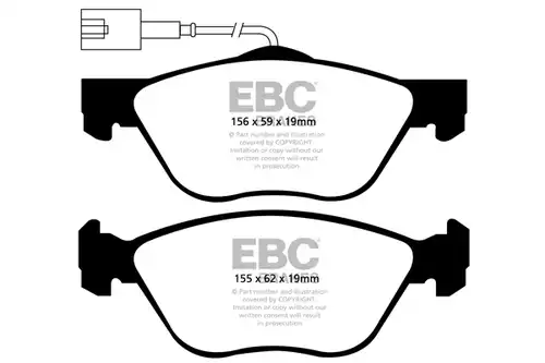накладки EBC Brakes DP41571R
