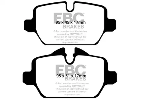 накладки EBC Brakes DP41576R