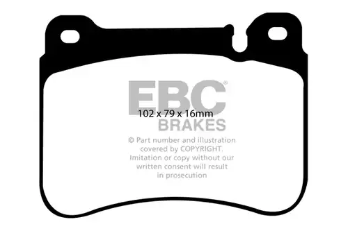 накладки EBC Brakes DP41590R