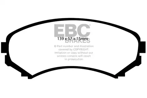 накладки EBC Brakes DP41619R