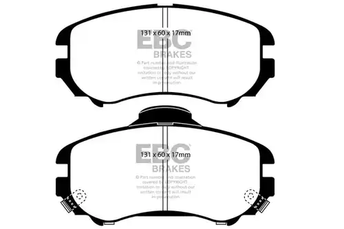 накладки EBC Brakes DP41643R