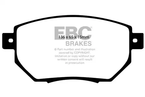 накладки EBC Brakes DP41659R