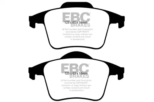 накладки EBC Brakes DP41680R