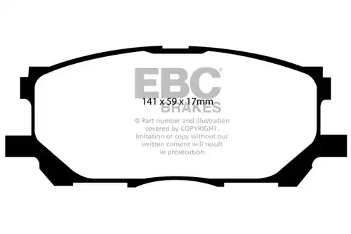 накладки EBC Brakes DP41681R