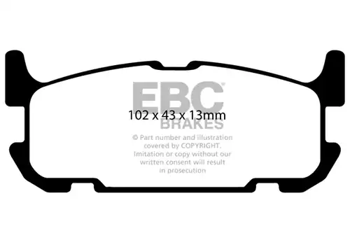 накладки EBC Brakes DP41685R