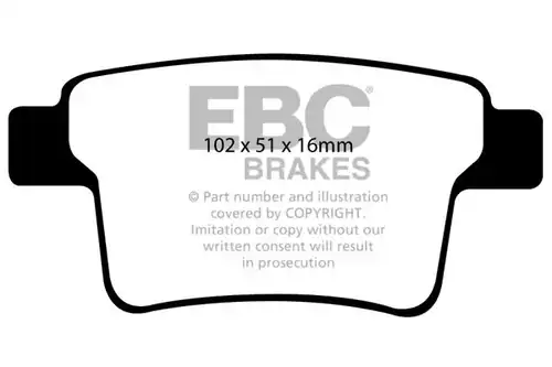 накладки EBC Brakes DP41731R