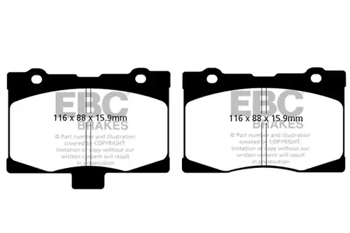 накладки EBC Brakes DP41735R