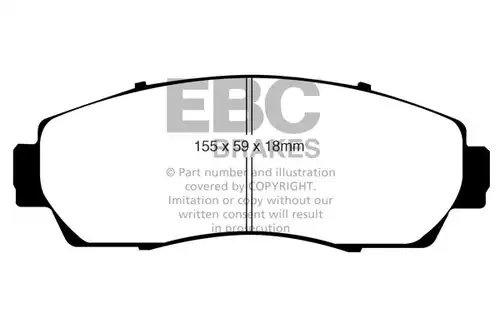 накладки EBC Brakes DP41743R