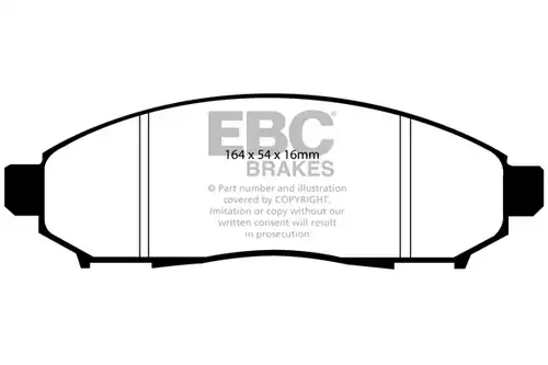 накладки EBC Brakes DP41747R