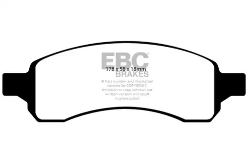 накладки EBC Brakes DP41761R