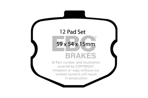 накладки EBC Brakes DP41771R