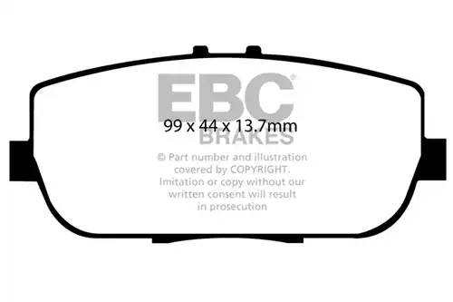 накладки EBC Brakes DP41775R