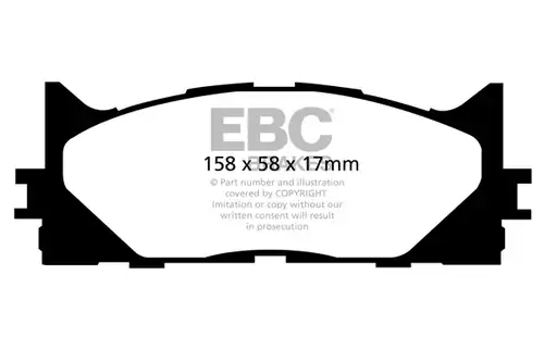накладки EBC Brakes DP41790R