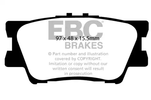 накладки EBC Brakes DP41793R