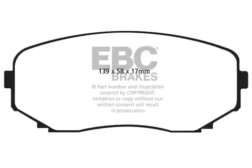 накладки EBC Brakes DP41794R