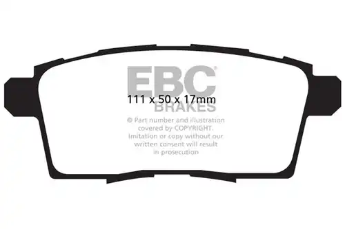 накладки EBC Brakes DP41795R