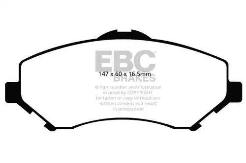 накладки EBC Brakes DP41798R