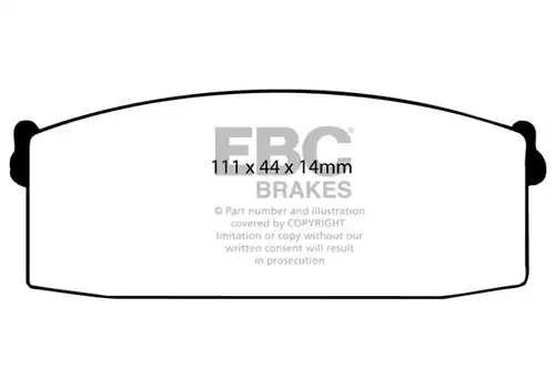 накладки EBC Brakes DP418