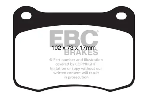 накладки EBC Brakes DP41820R