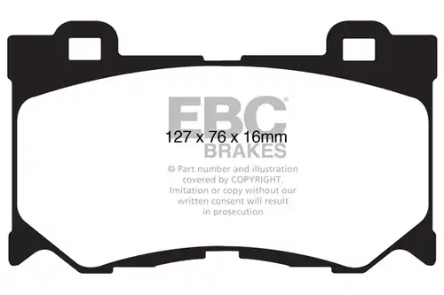 накладки EBC Brakes DP41823R