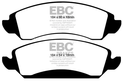 накладки EBC Brakes DP41830R