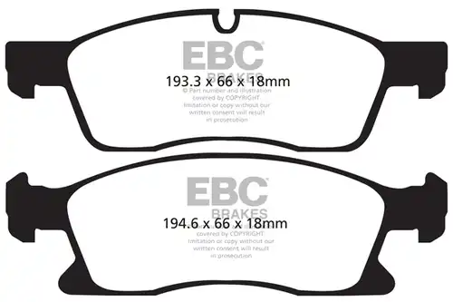 накладки EBC Brakes DP41871R
