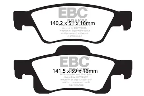 накладки EBC Brakes DP41872R